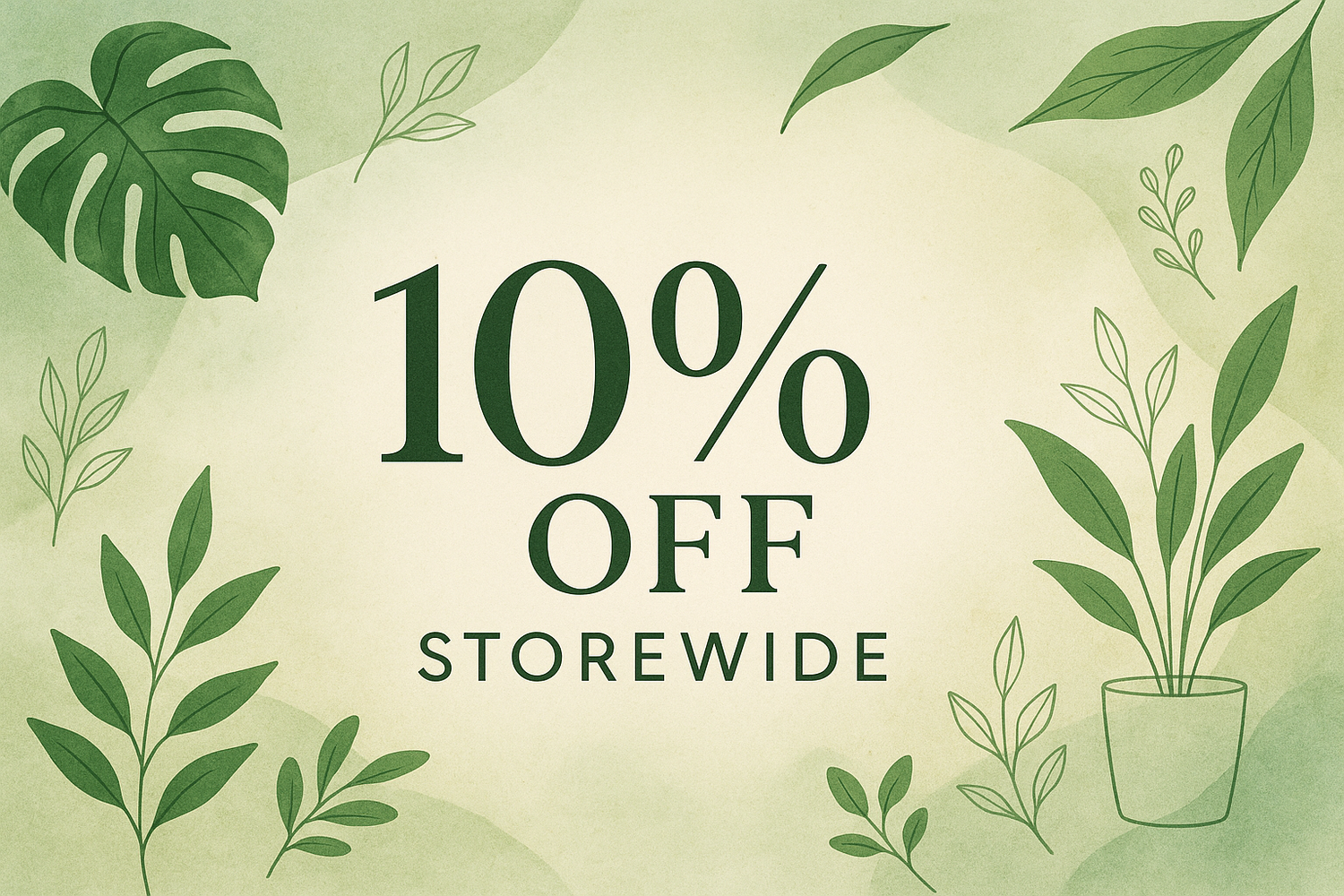 10% OFF STOREWIDE