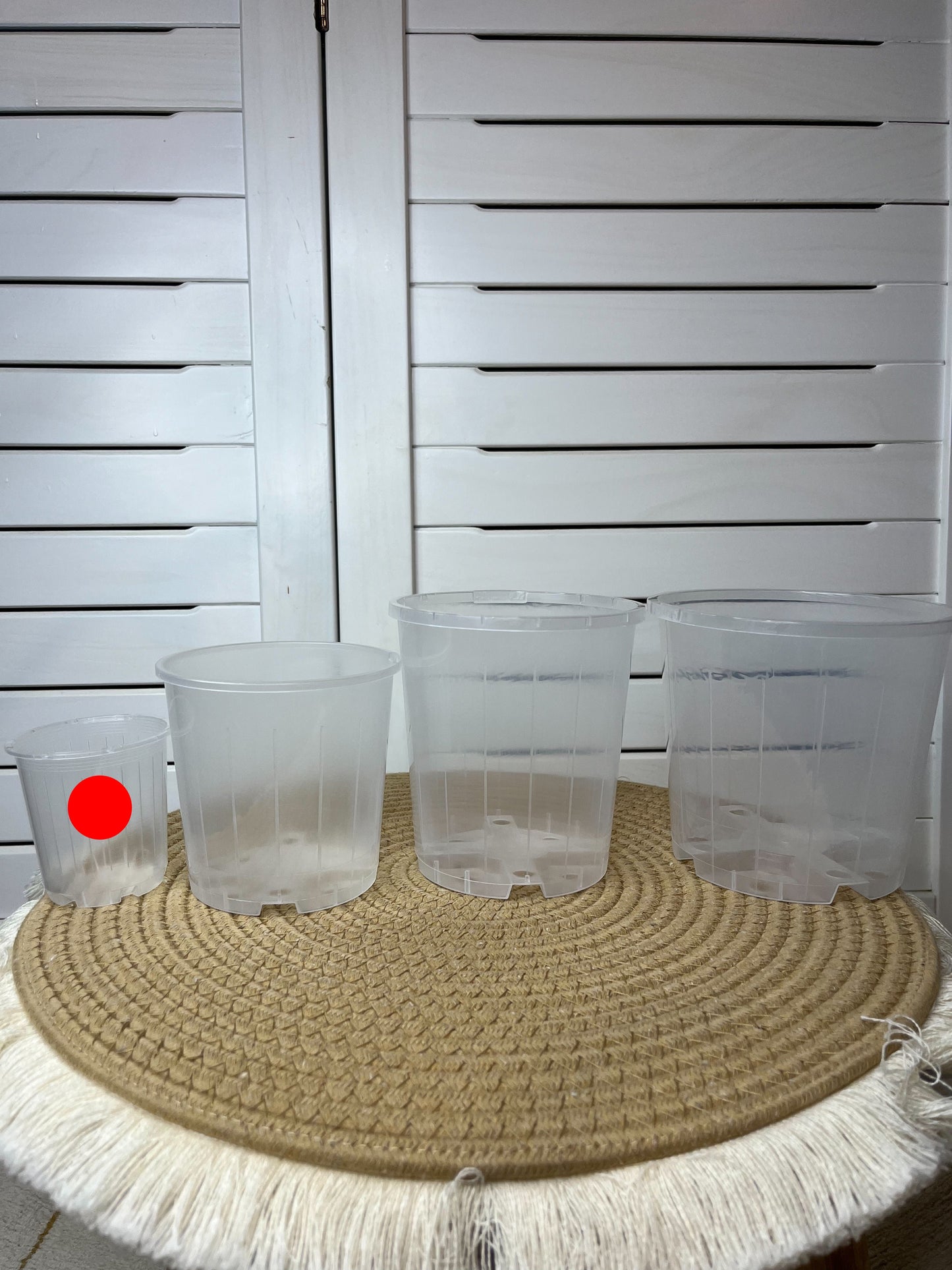 Clear Nursery Pot 7cm (170ml)