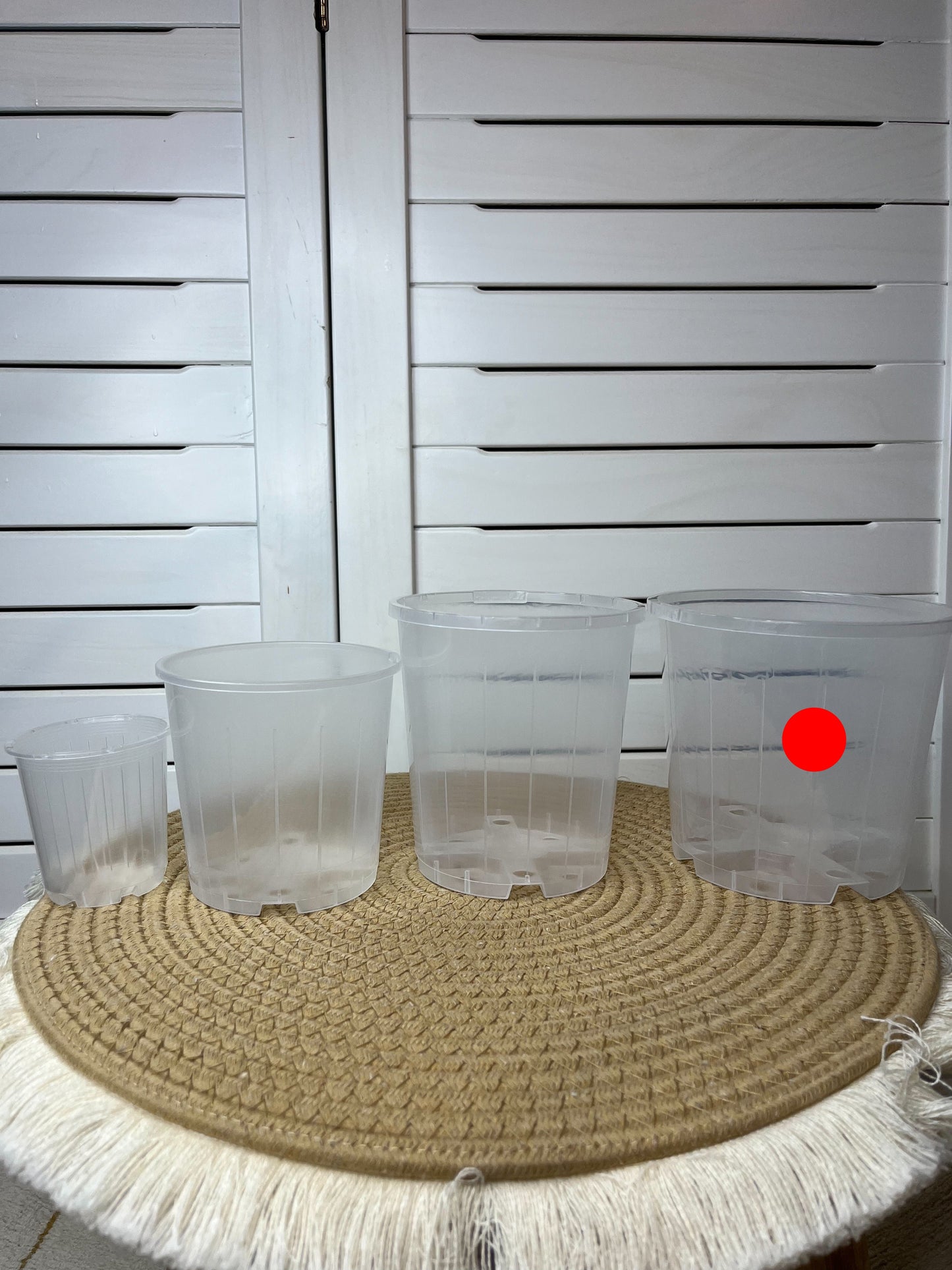 Clear Nursery Pot 14cm (1.3L)