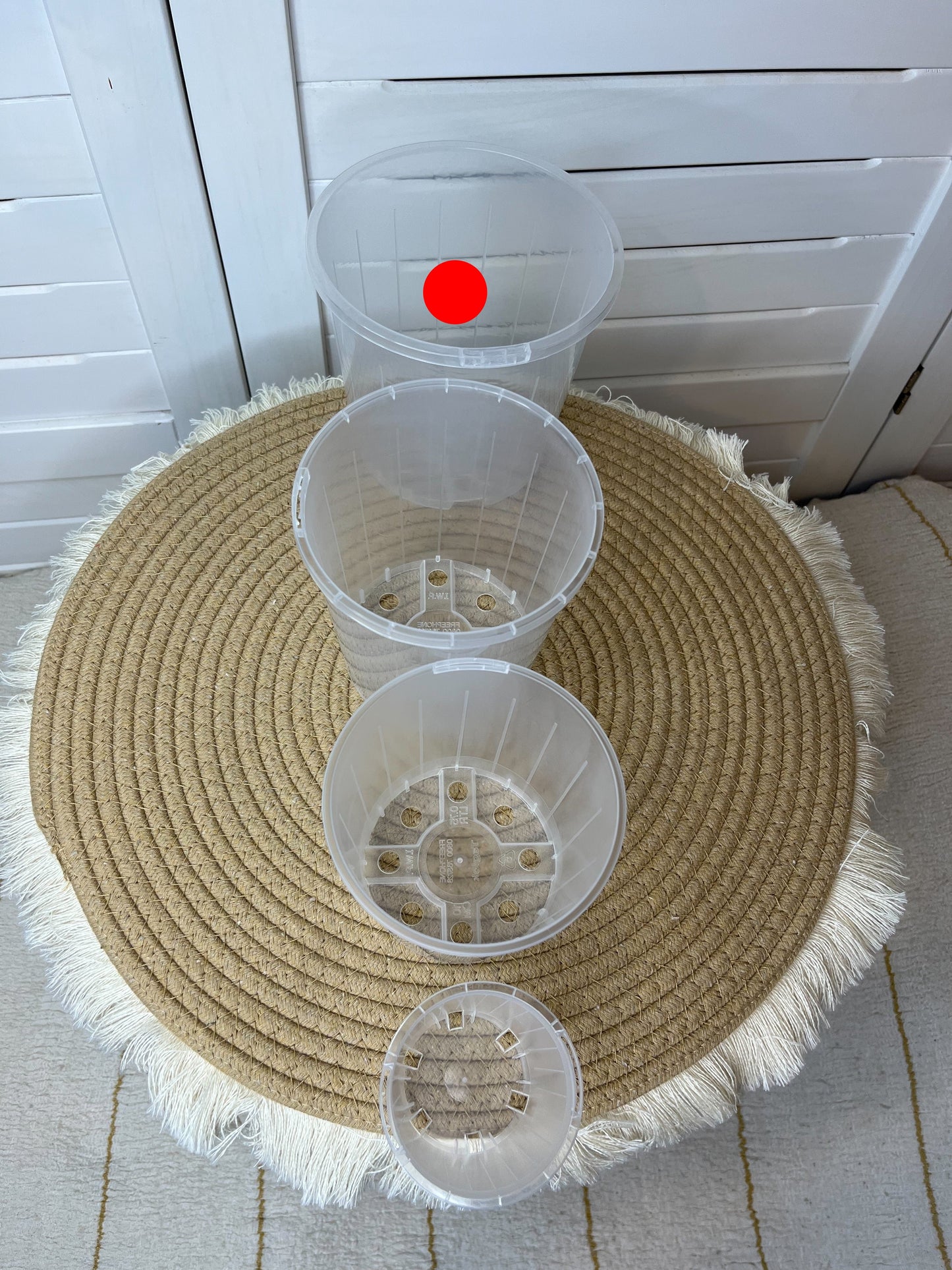 Clear Nursery Pot 14cm (1.3L)