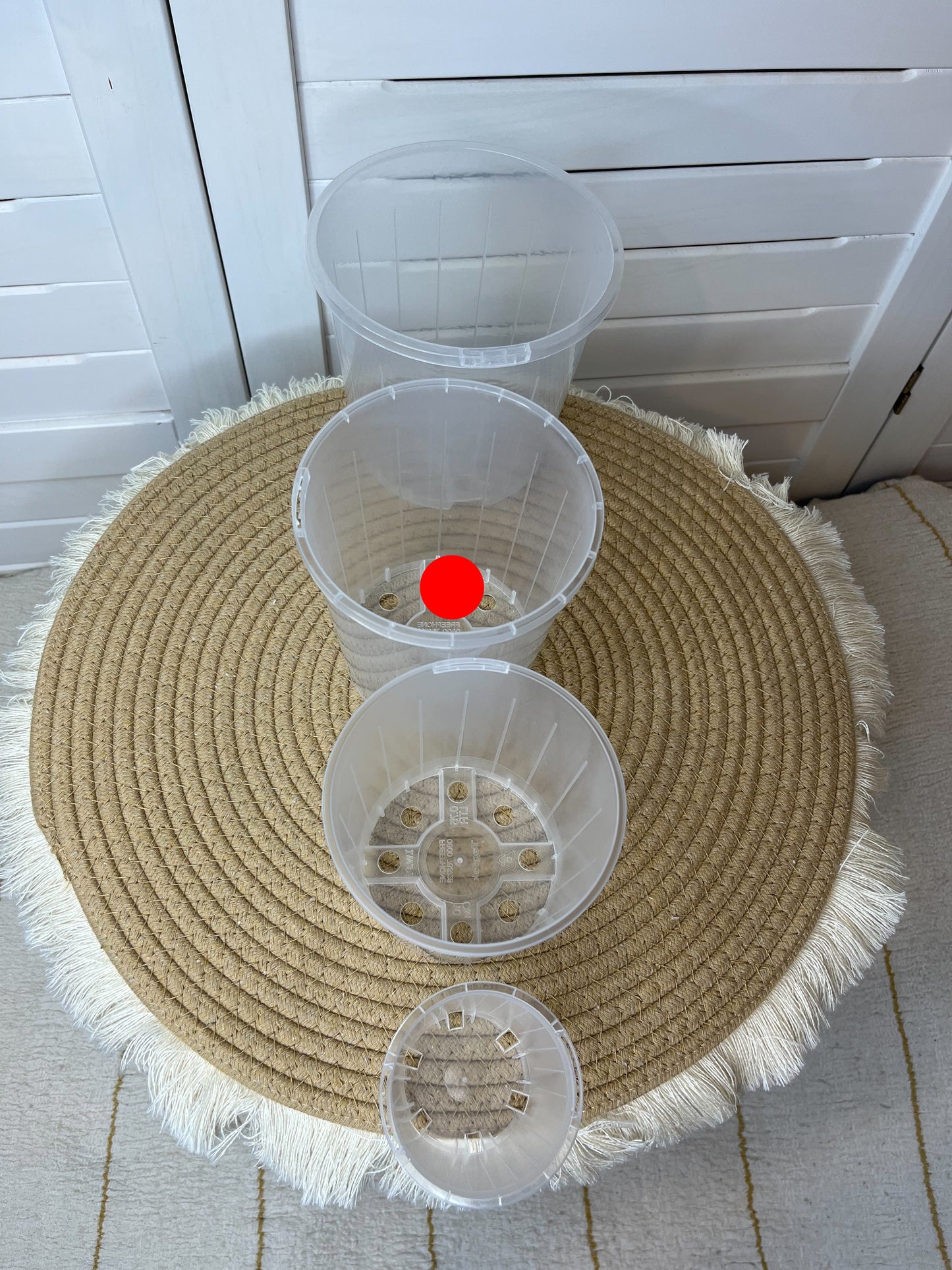 Clear Nursery Pot 12cm (1L)